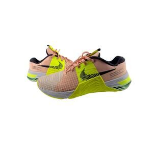 Nike Women's Metcon 8 Arctic Orange/Cave Purple/Volt DO9327-800 Size 9